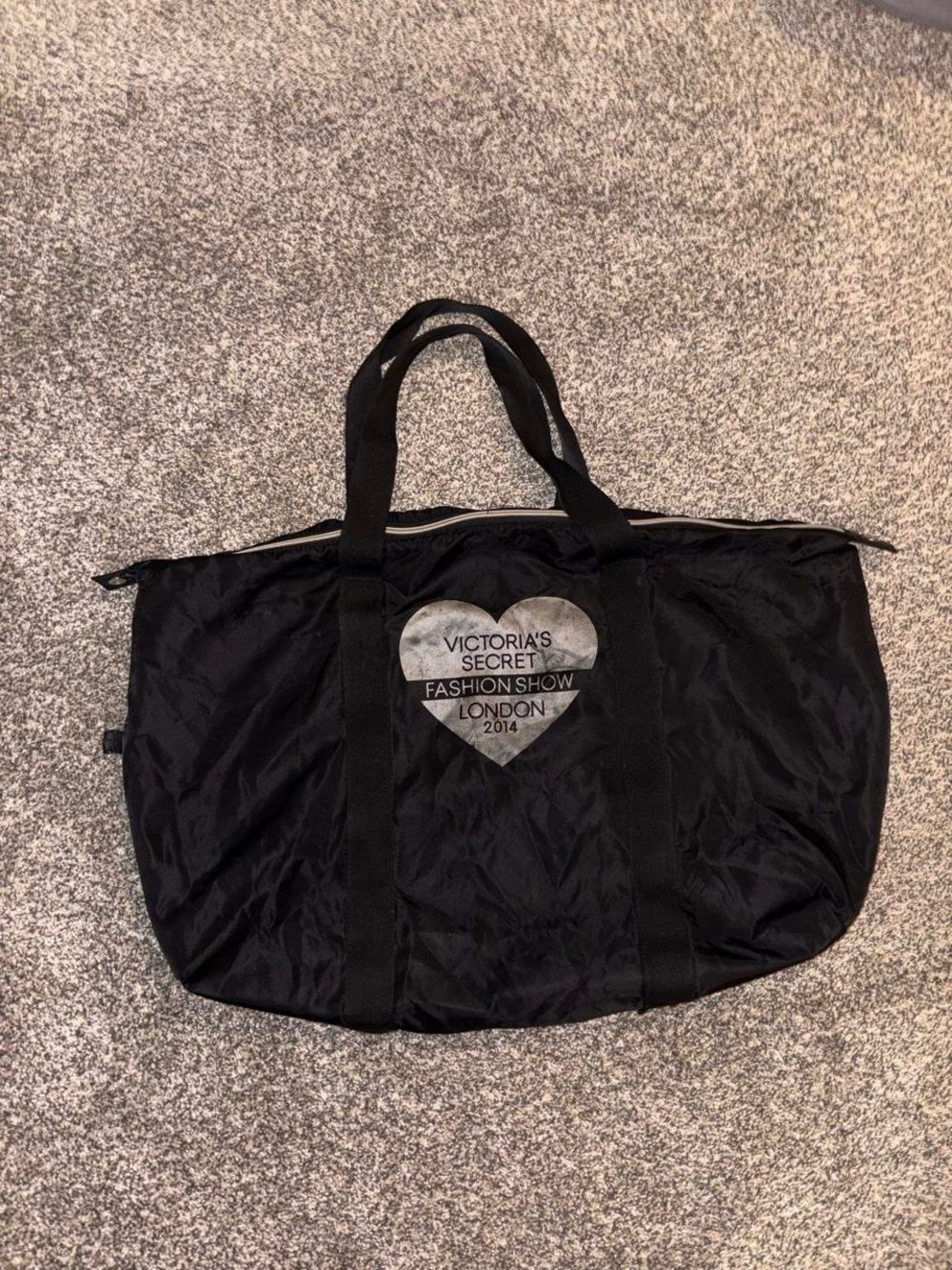 Victoria's Secret Black Travel Tote - Fashion Show London 2014